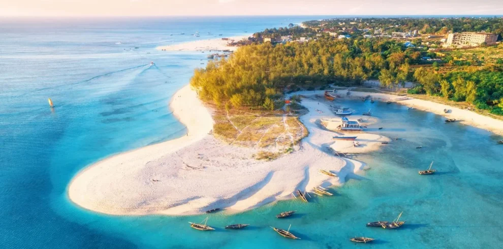 16016215 aerial view of zanzibar