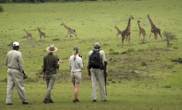 Walking safari Arusha National Park